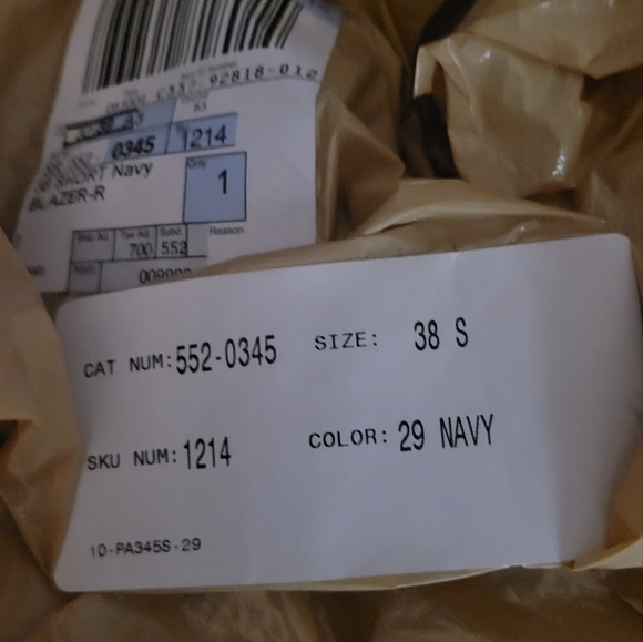 Stafford sports coat 38 short - Picture 4 of 4